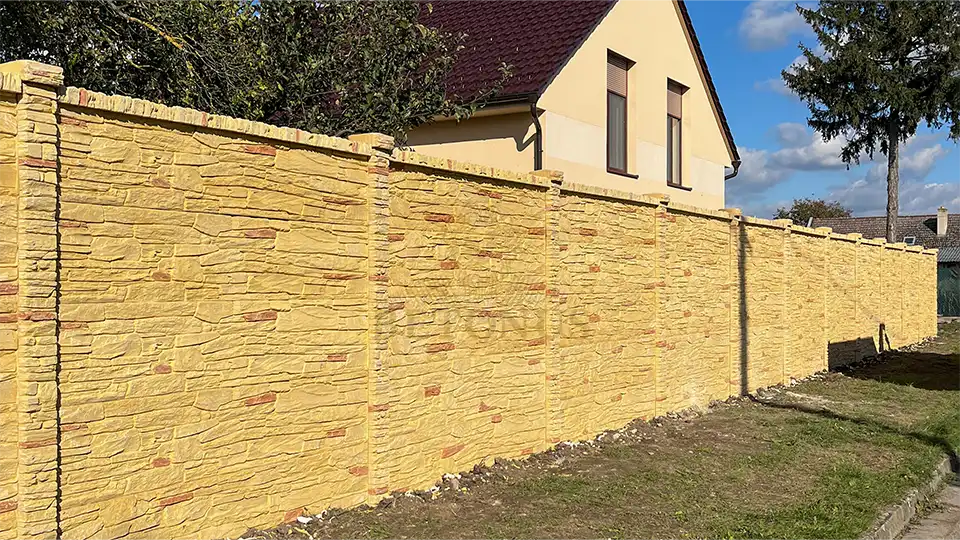 Břidlice - Okrová s tmavou patinou