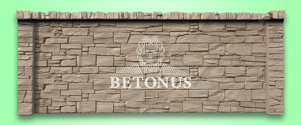 Betonový plot Žula Chicago - BETONUS s.r.o.