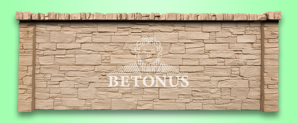 Betonový plot Žula Memphis - BETONUS s.r.o.